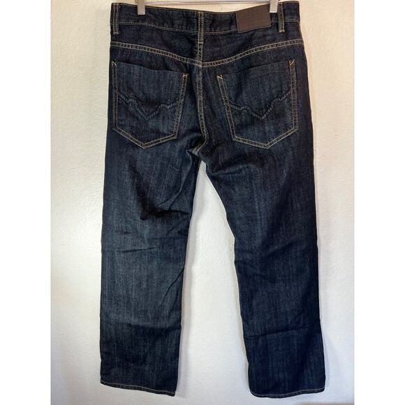 Inc. International Concepts Barcelona Relaxed Fit Blue Jeans. Dark Wash. Size 32 - Picture 10 of 10